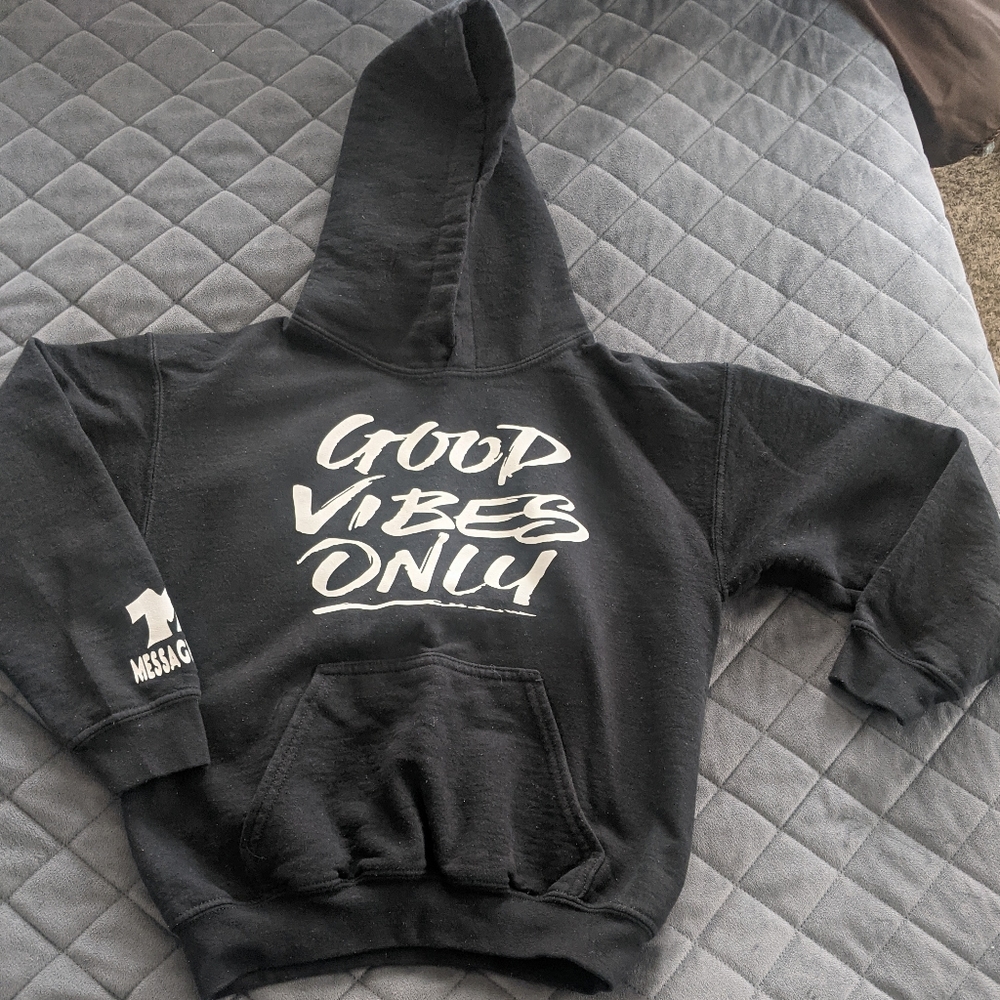Kids Good Vibes Only Hoodie